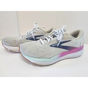 Brooks Ghost 16 Running Shoes Women's Sneakers Gray Pink 10B‎